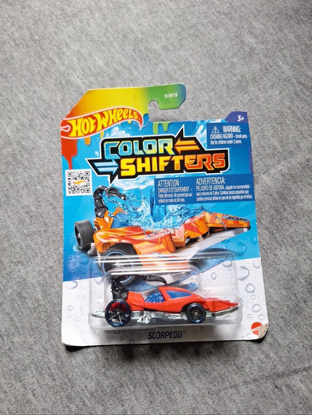 Color Shifters Scorpedo Kids Toy Car - Orange/Black